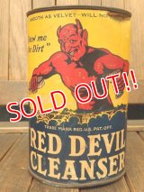 dp-171001-08 RED DEVIL CLEANSER / 1950's Can