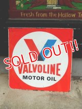 dp-171101-04 Valvoline / 1960's W-side Metal Sign