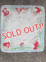 ct-171206-52 Snow White and the Seven Dwarfs / Dopey 1940's Handkerchief