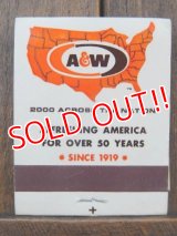 dp-180110-21 A&W Restaurant / 1970's Match Book