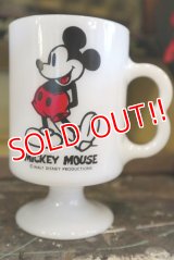 ct-180201-29 Mickey Mouse / Federal 1960's-1970's Footed Mug