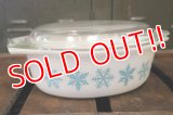 dp-180302-51 Pyrex / 1960's-1970's Snowflake Casserole