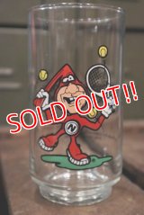 gs-180301-04 Domino Pizza / 1987 Noid Glass "Tennis"