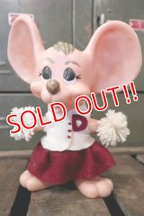 ct-180401-03 ROYALTY Industries / 1970's Roy Des of Florida Mouse Bank "Cheerleader"