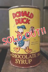 ct-180501-01 Donald Duck / 1940's Chocolate Syrup Can