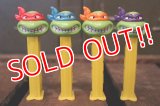 pz-130917-04 Teenage Mutant Ninja Turtles / 1990's PEZ Dispenser Set of 4 (Angry)