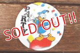 ct-180514-10 Donald Duck / 1990's Pinback "PARTY"