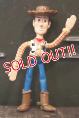 ct-150217-22 TOY STORY / Woody 1990's Think Way Bendable Figure