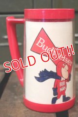 ct-180514-94 Budweiser / BUD MAN 1980's Plastic Mug (A)