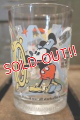 ct-180601-03 Walt Disney's / 100th Anniversary Disney McDonald's Glass (A)