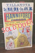 dp-180801-04 HANNEFORD CIRCUS 1950's-1960's Poster