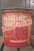 dp-180701-53 MARATHON LUBRICANTS / 1940's 25 Pounds Can