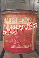 dp-180701-53 MARATHON LUBRICANTS / 1940's 25 Pounds Can