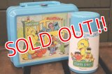 ct-180801-07 SESAME STREET / Aladdin 1980's Lunchbox & Bottle