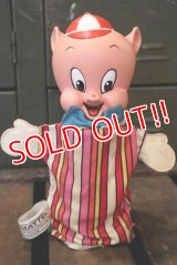 ct-180801-42 Porky Pig / Mattel 1964 Talking Puppet Doll