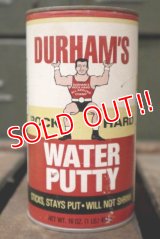 dp-180801-44 DURHAM'S / Vintage Water Putty Can