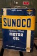 画像1: dp181001-03 SUNOCO / 1950's 2 Gallons Motor Oil Can (1)