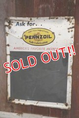 dp-181001-06 PENNZOIL / 1960's Chalk Board