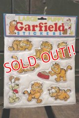 ct-181001-10 Garfield / 1978 Large Puffy Stickers