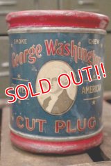 dp-181001-31 GEORGE WASHINGTON / CUT PLUG Tobcco Can