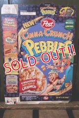 dp-181101-50 The Flintstones / Post 1995 Cinna-Crunch Pebbles Cereal Box