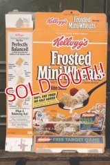 ad-130507-01 Kellogg's / Frosted Mini-Wheats 1993 Cereal Box "Ren and Stimpy"