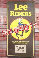 dp-190101-18 Lee Riders / 1980's(?) Metal Sign