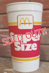 dp-190101-22 McDonald's / 1988 Super Size Plastic Cup