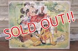 ct-190101-31 Mickey Mouse & Pluto / jaymer 1960's Frame Tray Puzzle