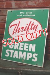 dp-190201-02 Thrifty Green Stamp / 1960's W-side Metal Sign