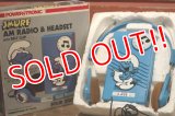 ct-1902021-56 Smurfs / 1980's AM Radio and Headset