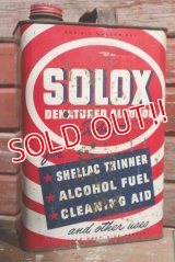 dp-190201-42 SOLOX / Vintage Denatures Alcohol Can