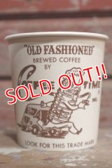 dp-190201-96 COFFEE TIME / Vintage "OLD FASHIONED" Paper Cup