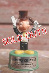 ct-160901-151 Jiminy Cricket / Kohner Bros 1970's Mini Push Puppet