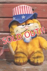 ct-190301-14 Garfield / DAKIN 1980' Plush Doll "Uncle Sam"