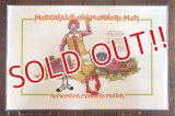 ct-190301-44 McDonald's / 1970's Place Mat "Ronald McDonald"