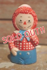 pz-160901-151 Raggedy Ann and Andy  / 1970's Finger Puppet