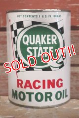 dp-190201-13 QUAKER STATE / 1960's Racing Motor Oil Can