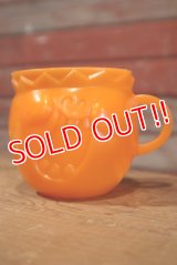 ct-190401-84 Pillsbury / 1970's Funny Face Plastic Mug "Jolly Olly Orange" Unpainted