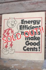 dp-190401-106 Reddy Kilowatt / Vintage Cardboard Sign