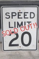 dp-190402-31 Road Sign "SPEED LIMIT 20"