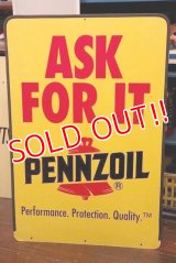 dp-190508-04 PENNZOIL / "ASK FOR IT" W-side Sign