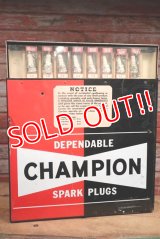 dp-190508-05 CHAMPION / 1960's Spark Plugs Cabinet