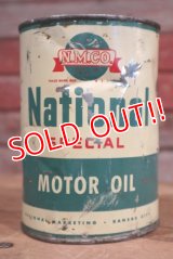 dp-190522-24 N.M.Co National Special / 1950's 1QT Motor Oil Can