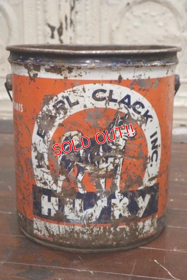 画像1: dp-190601-05 HUSKY / 1956 5 U.S.Gallons Motor Oil Can