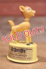 ct-160901-151 Bambi / Kohner Bros 1970's Mini Push Puppet