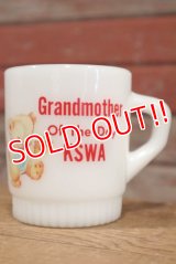 nfk-190801-09 Fire-King/ Grandmother  OF The Day KSWA Ribbed Bottom Mug