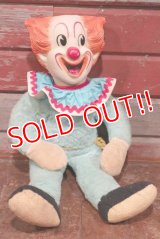 ct-190912-04 Bozo the Clown / Knickerbocker 1960's Rubber Face Doll