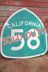 dp-191001-11 Road Sign "CALIFORNIA 58"