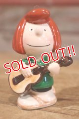 ct-191001-49 Peppermint Patty / 1970's Ceramic Musician Ornament Series